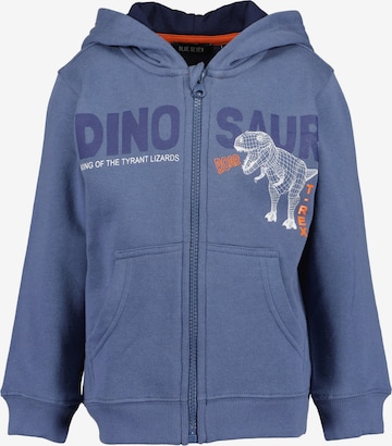 BLUE SEVEN Sweatvest in Blauw: voorkant