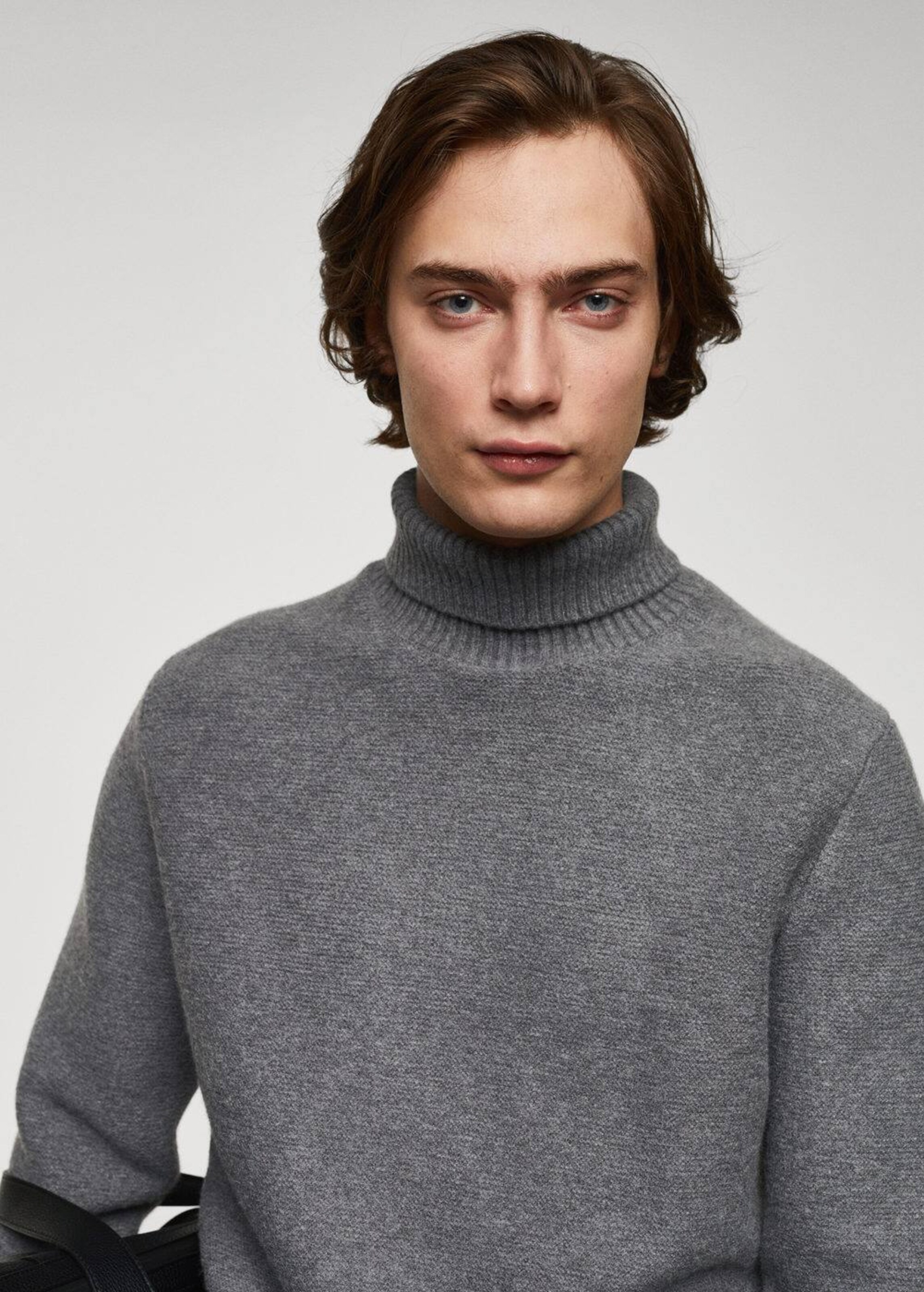 MANGO MAN Sweater Lotot in Dark Grey ABOUT YOU