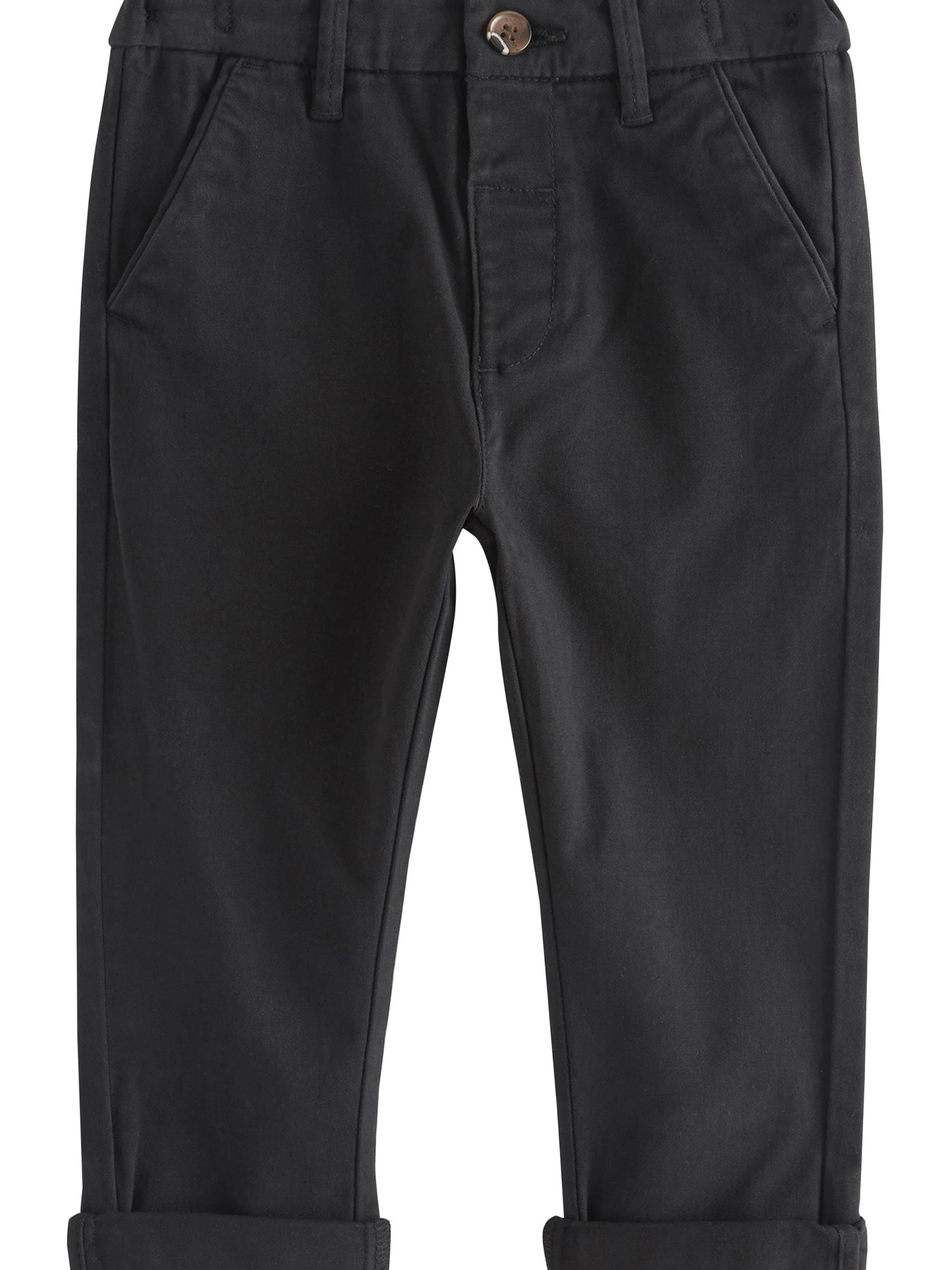 Next Hlače | črna barva: sprednja stran