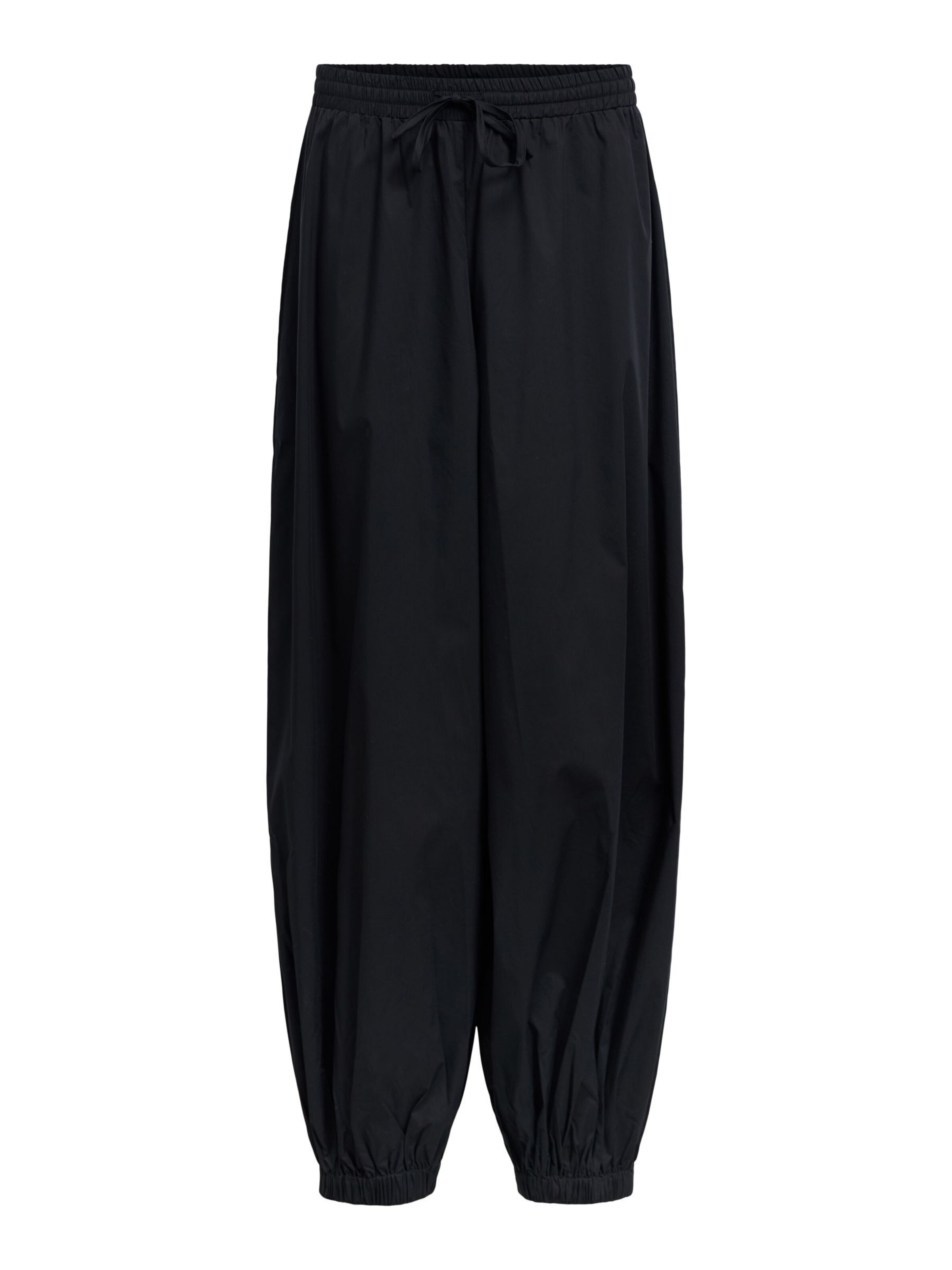 Baggy Pantaloni di OBJECT in nero: frontale