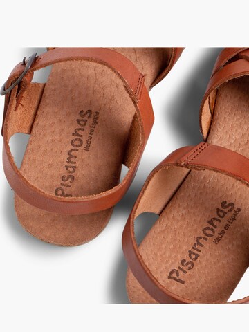 Sandales Pisamonas en marron