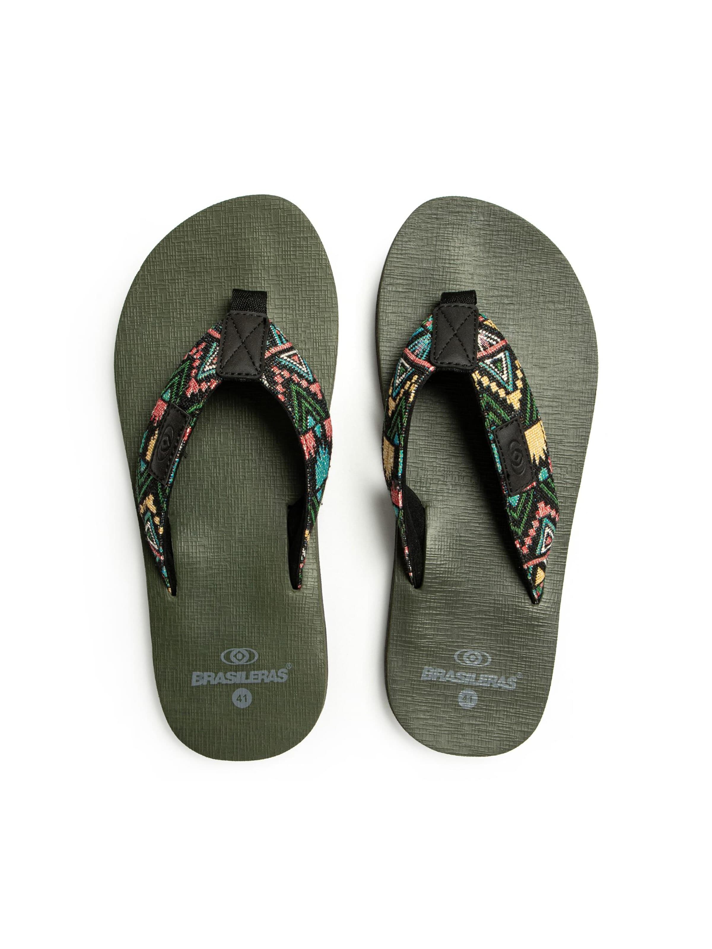 Brasileras - Sapato de praia/banho 'Azteca' em verde