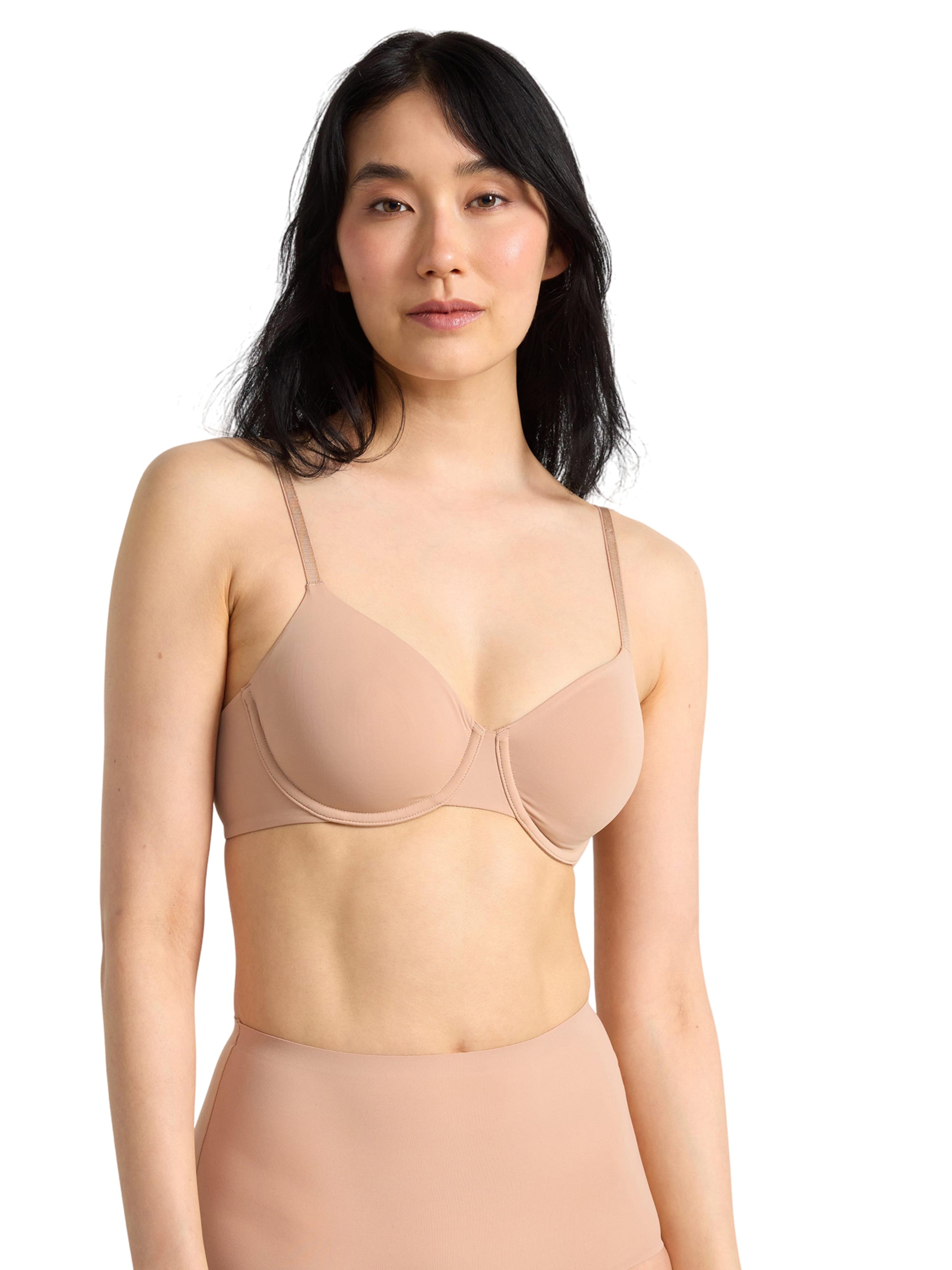 Lindex Tričkové Podprsenka - Béžová: predná strana