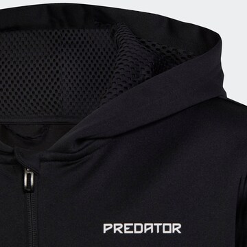 ADIDAS PERFORMANCE Sportsweatjacke 'Predator ' in Schwarz