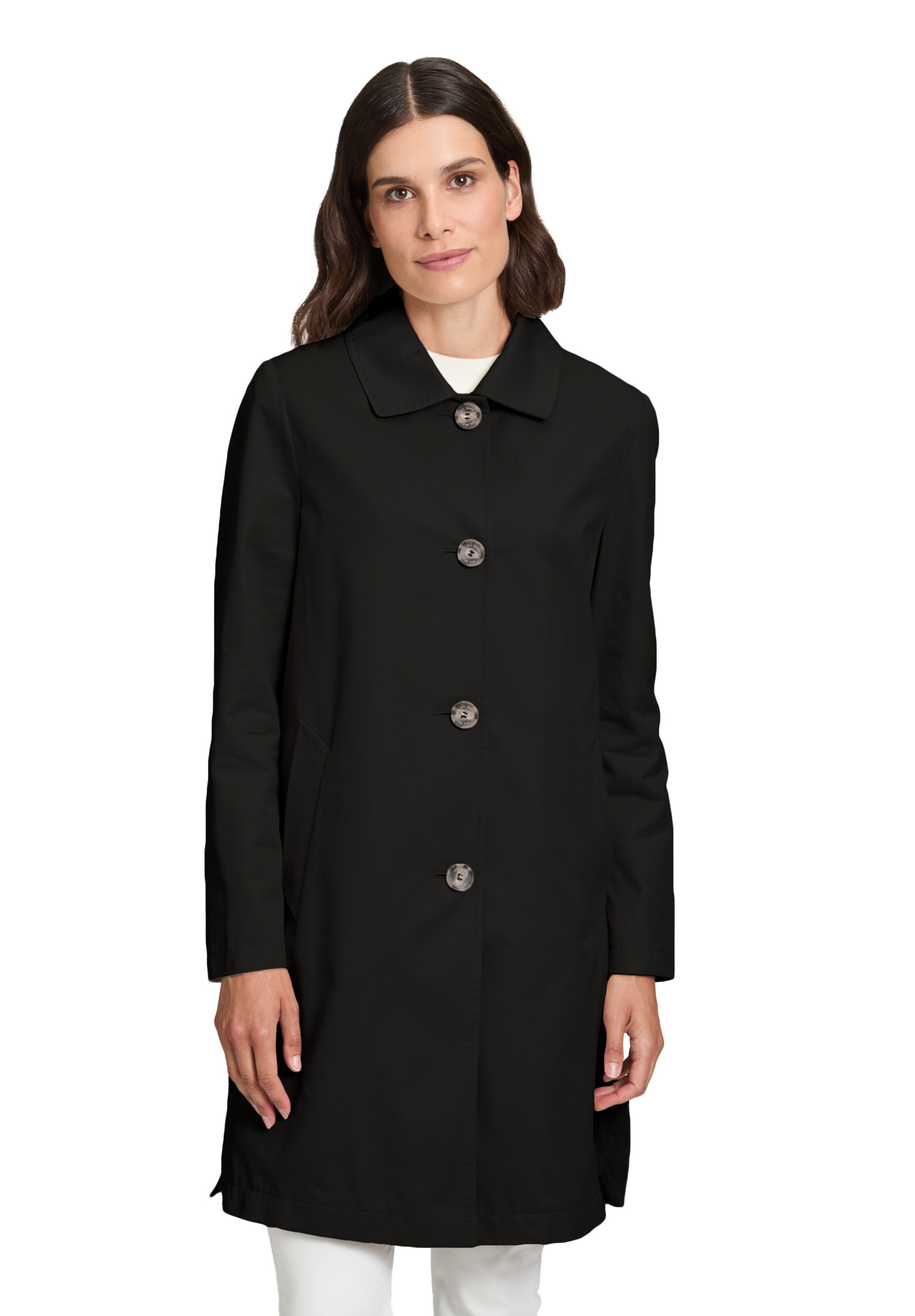 GIL BRET Mantel in Schwarz: Vorderseite