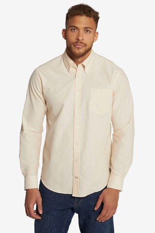 JP1880 Comfort fit Overhemd in Beige: voorkant
