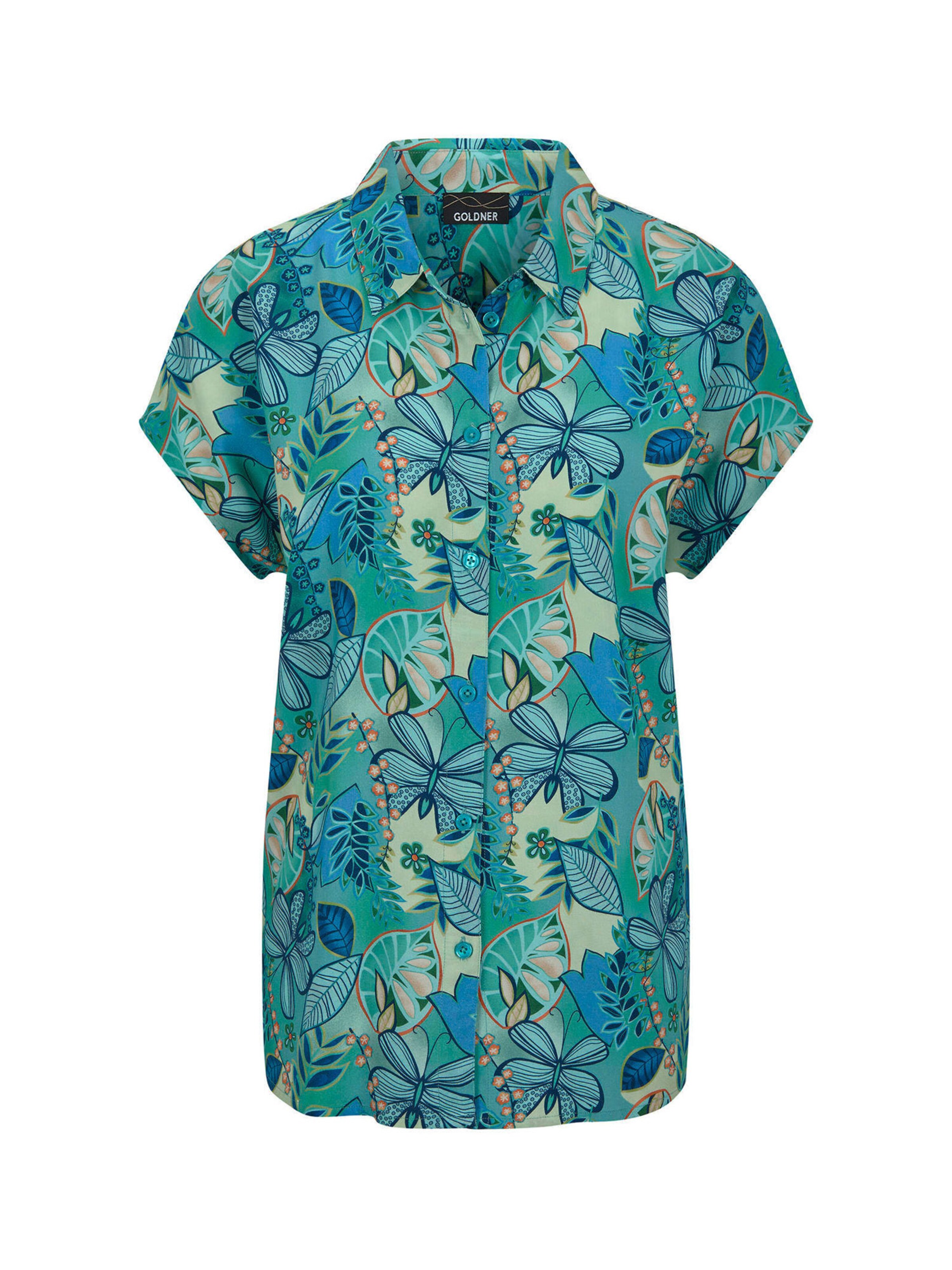 Chemisier Goldner en vert : devant