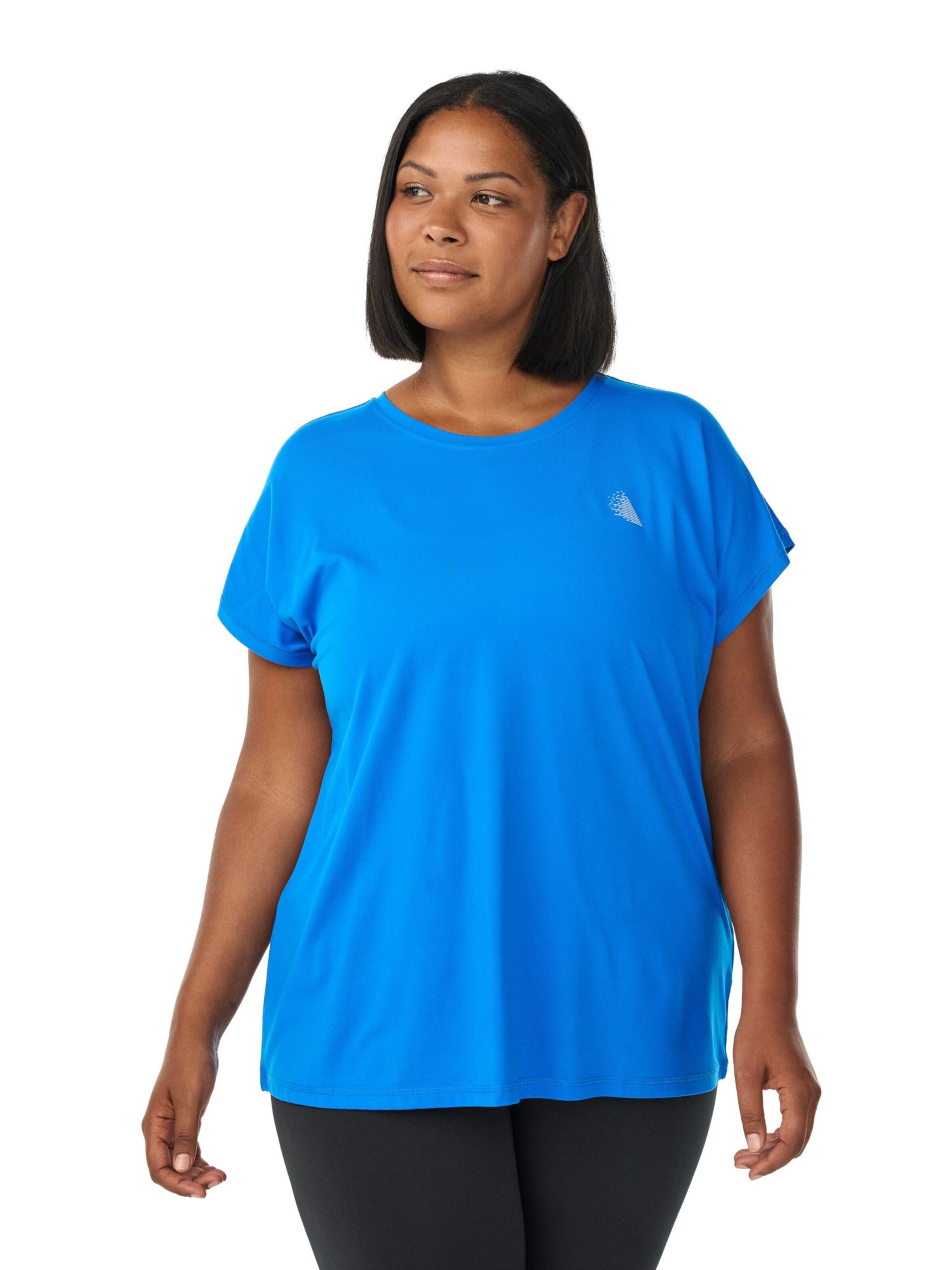 Zizzi Shirts 'Abasic' i blå: forside