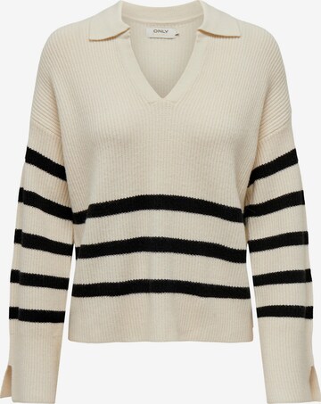 ONLY Pullover 'MONNA' in Beige: predná strana