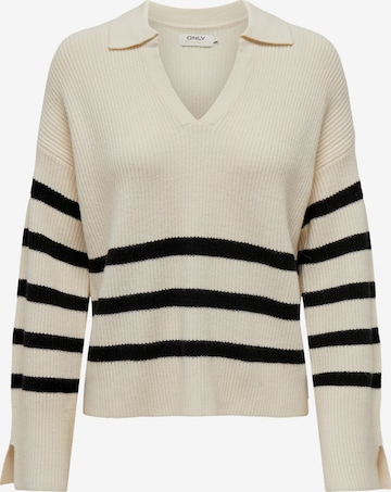 Pull-over 'MONNA' ONLY en beige : devant