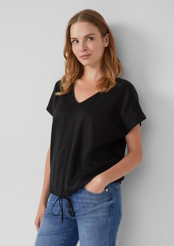 s.Oliver Blouse in Black