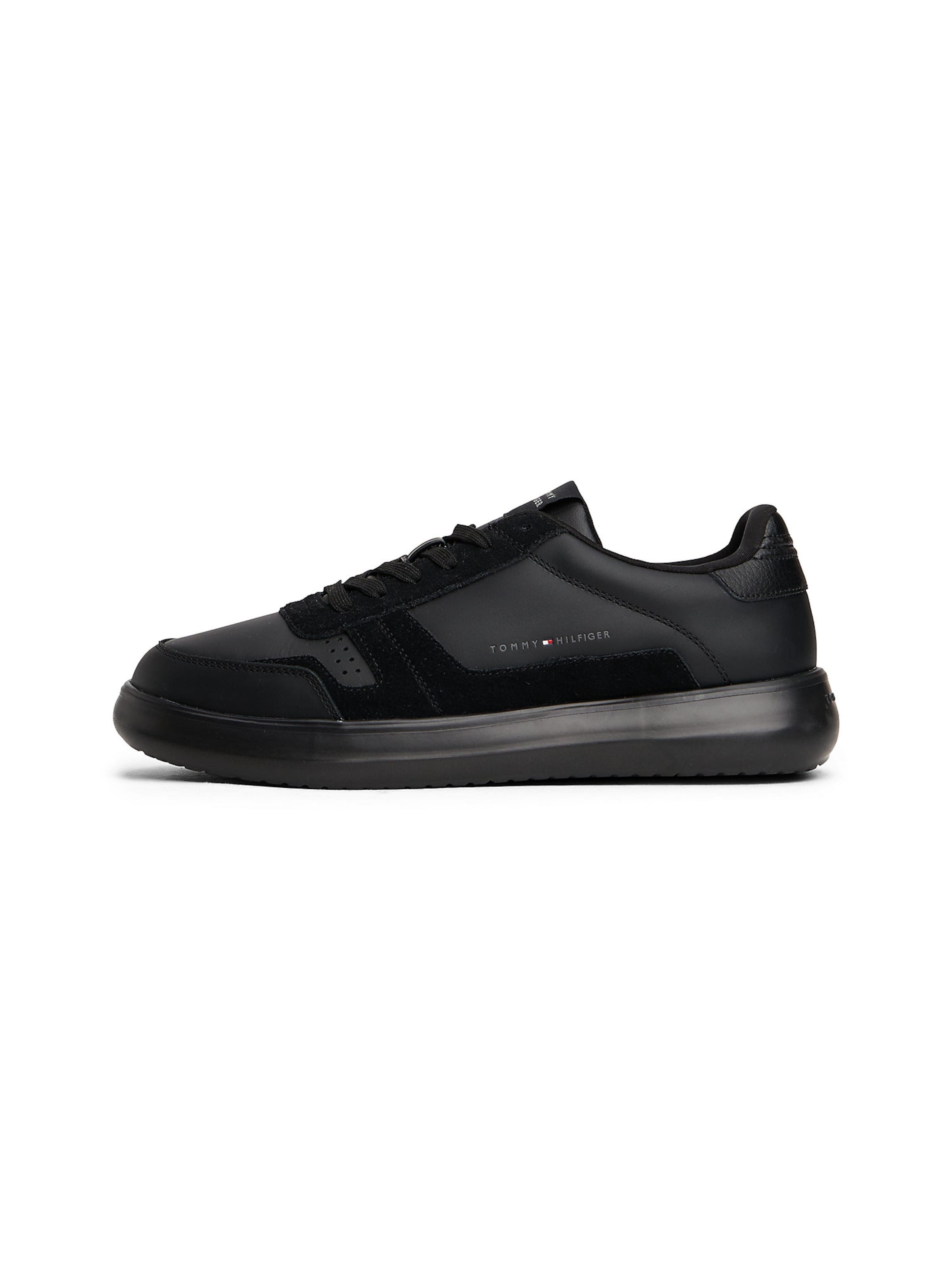 TOMMY HILFIGER Platform trainers in Black: front