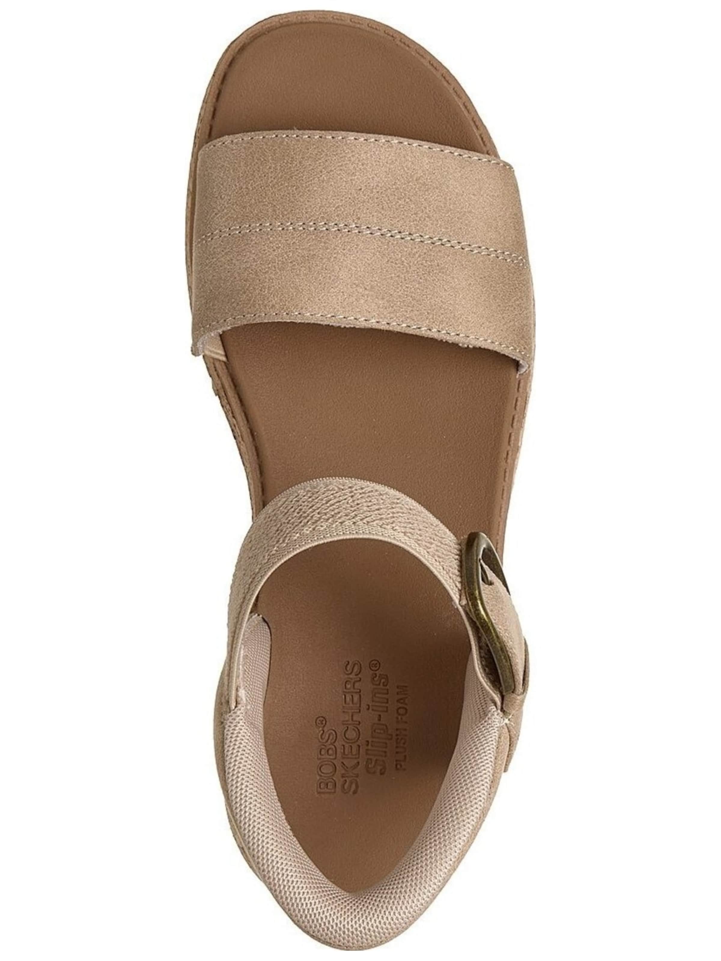 SKECHERS Sandal 'Skechers Bobs Sun Vibe - Be Corky' in Beige