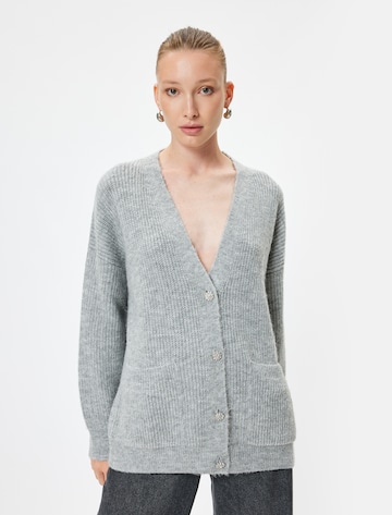 Koton Knit cardigan in Grey: front