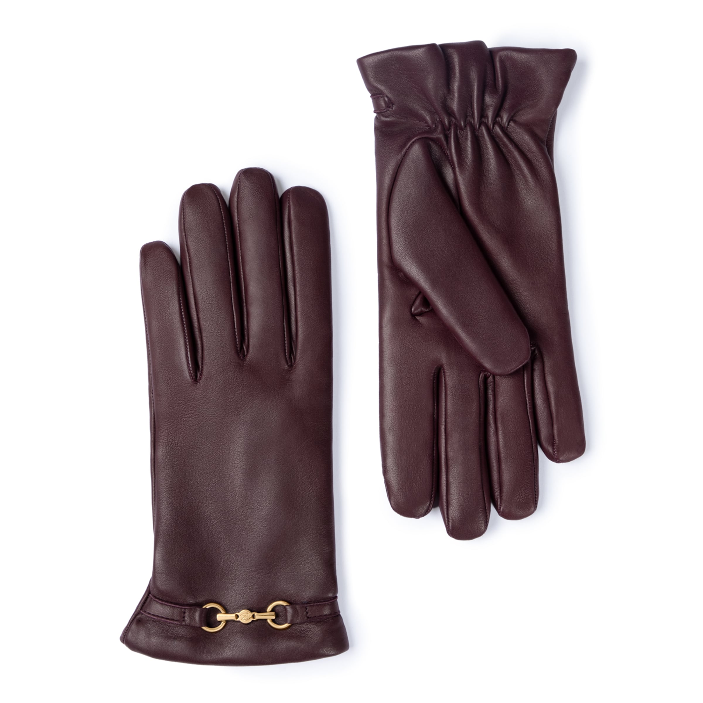 Isabel Bernard Full finger gloves in Red: front