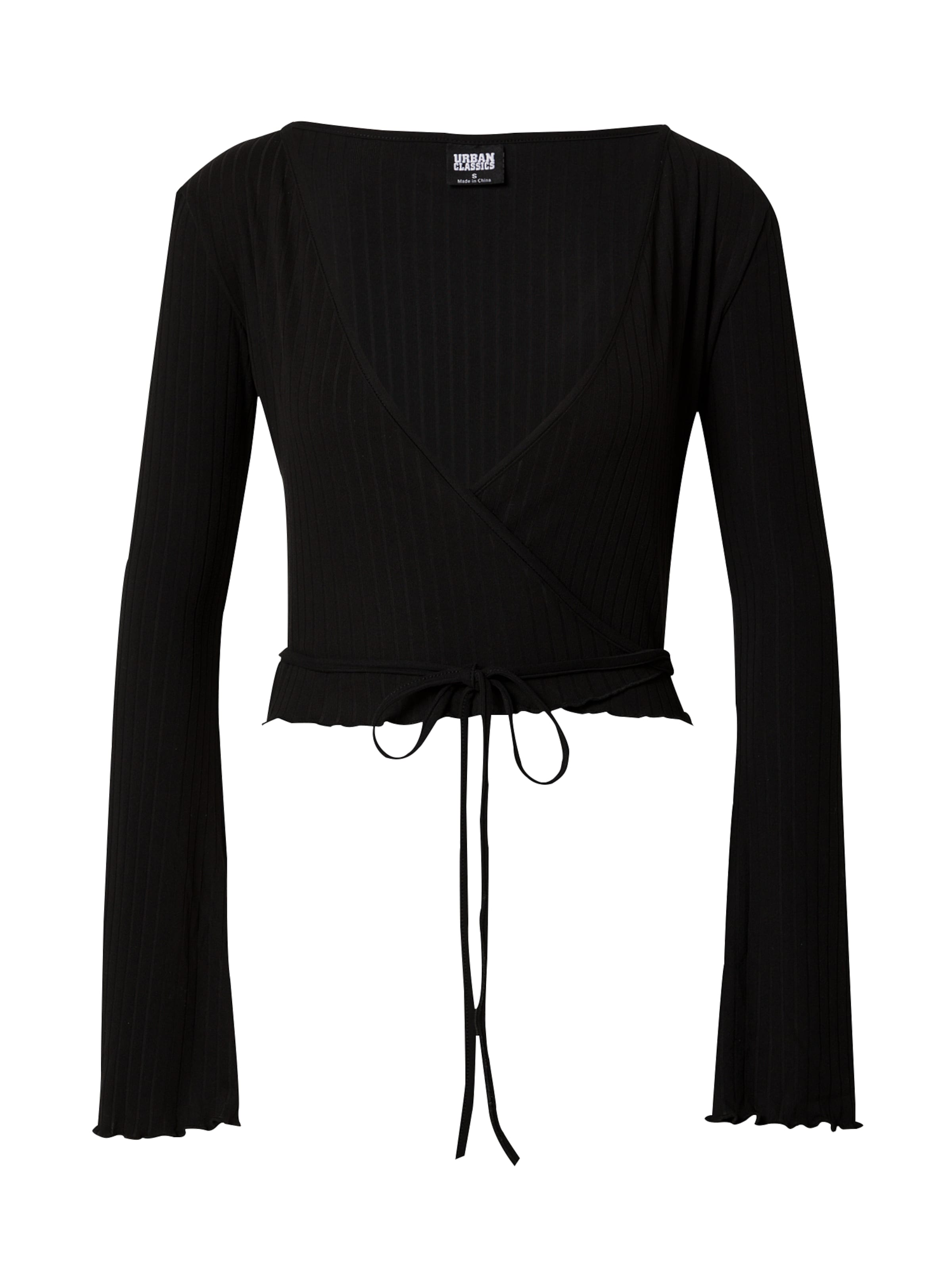 Cardigan Urban Classics en noir : devant