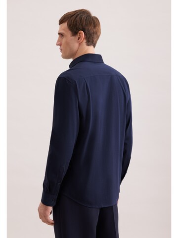 Coupe regular Chemise SEIDENSTICKER en bleu
