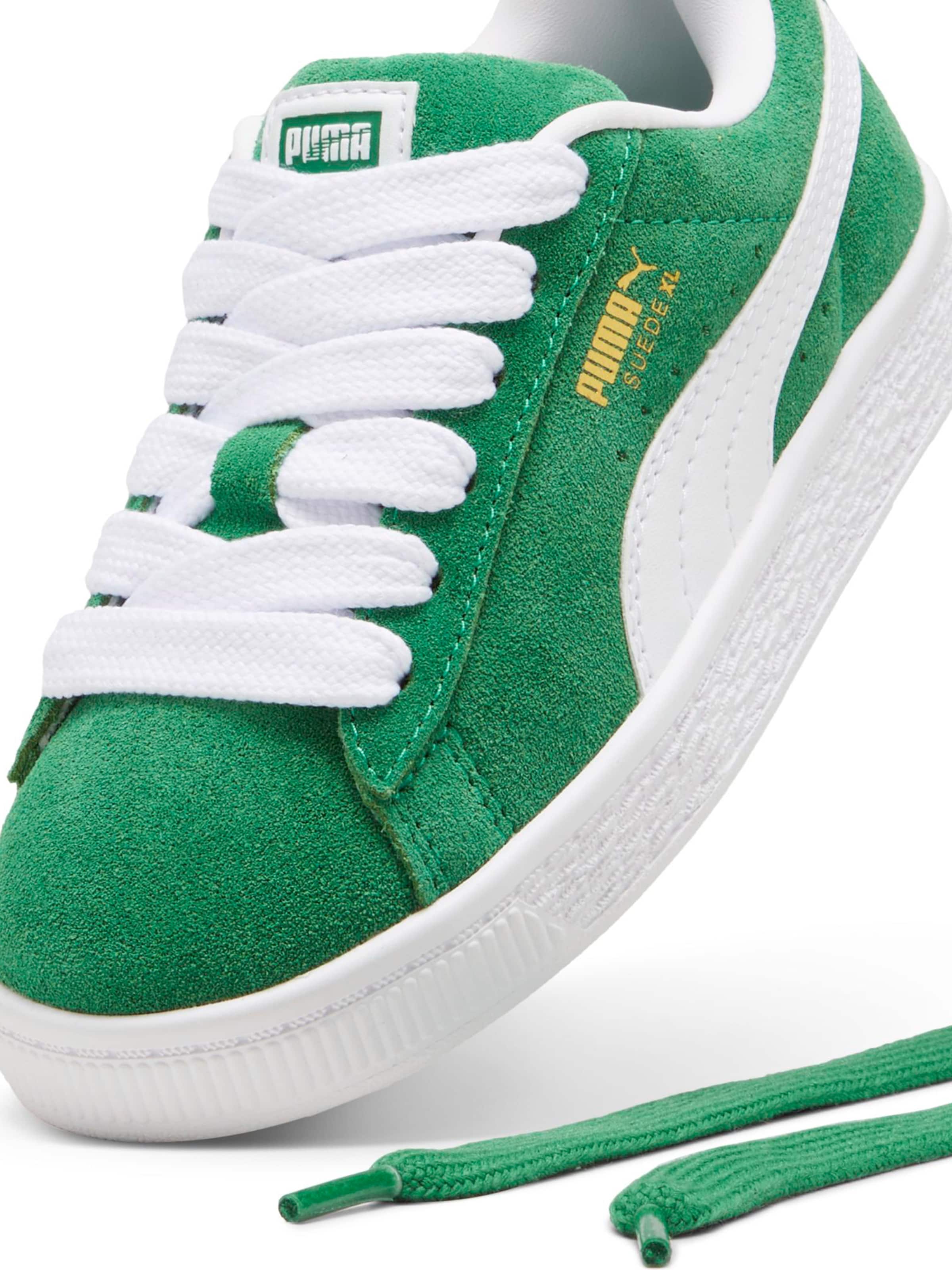 PUMA Trainers SUEDE XL in Green ABOUT YOU