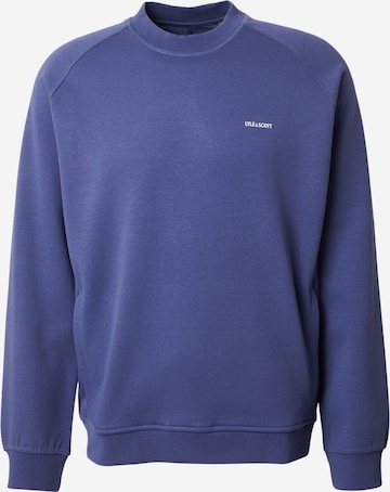 Felpa di Lyle & Scott in blu: frontale