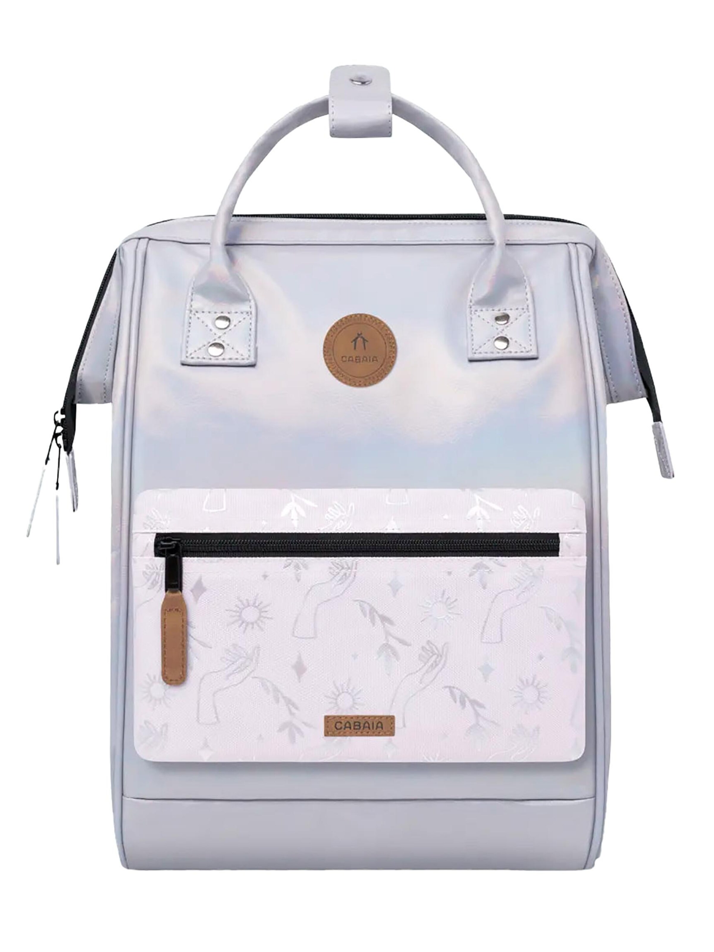 Cabaia Backpack 'Rennes M' in Silver