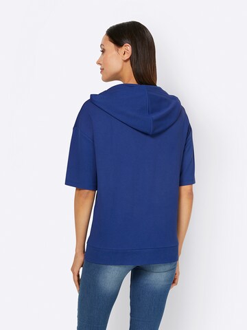 Sweat-shirt heine en bleu