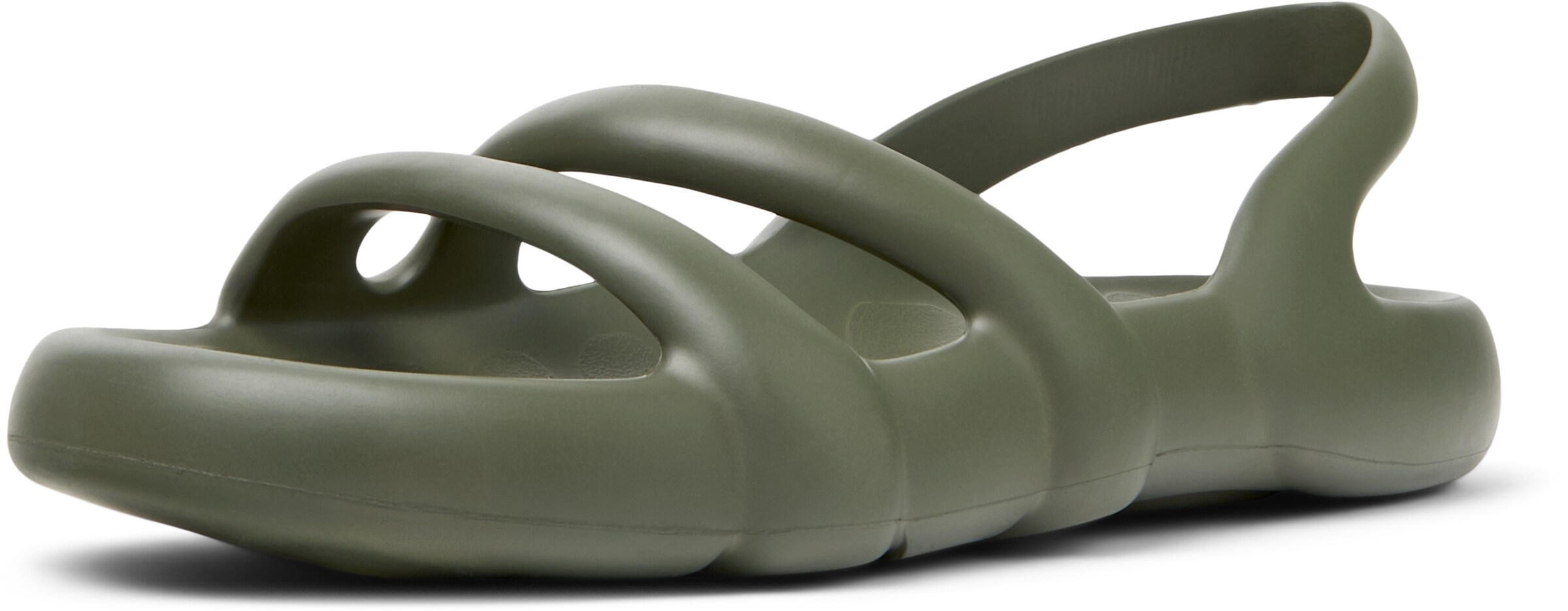 CAMPER - Sandalias 'Kobarah' en verde: frente