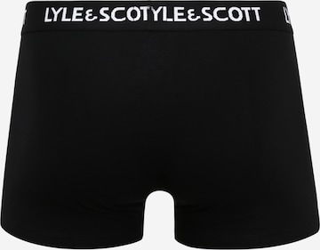 Lyle & Scott Bokserishortsit 'BARCLAY' värissä musta