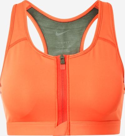 NIKE Soutien-gorge de sport en rouge orangé / noir, Vue avec produit
