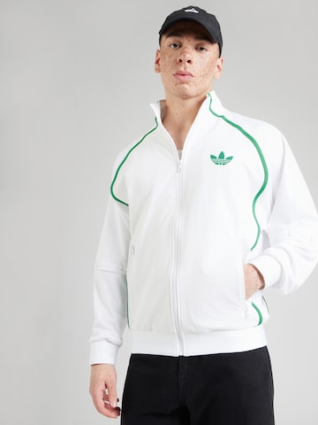 Giacca di mezza stagione 'TENNIS WOVEN TRACK' di ADIDAS ORIGINALS in bianco: frontale
