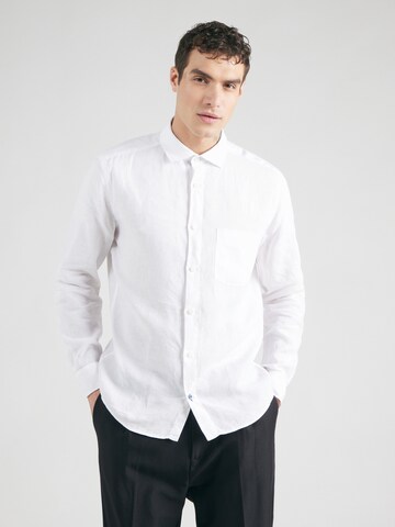 Regular fit Camicia di OLYMP in bianco: frontale