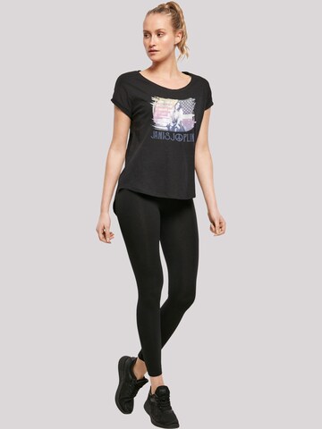 F4NT4STIC Shirt 'Janis Joplin' in Zwart