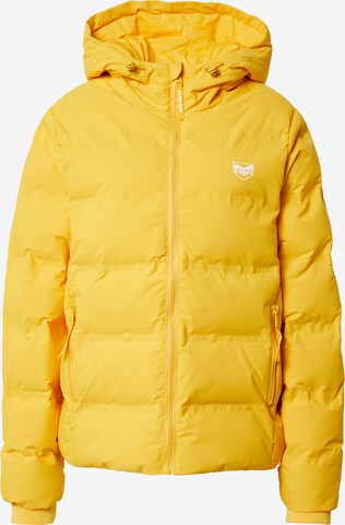 Lake View Зимняя куртка 'Elsa' в Желтый: спереди