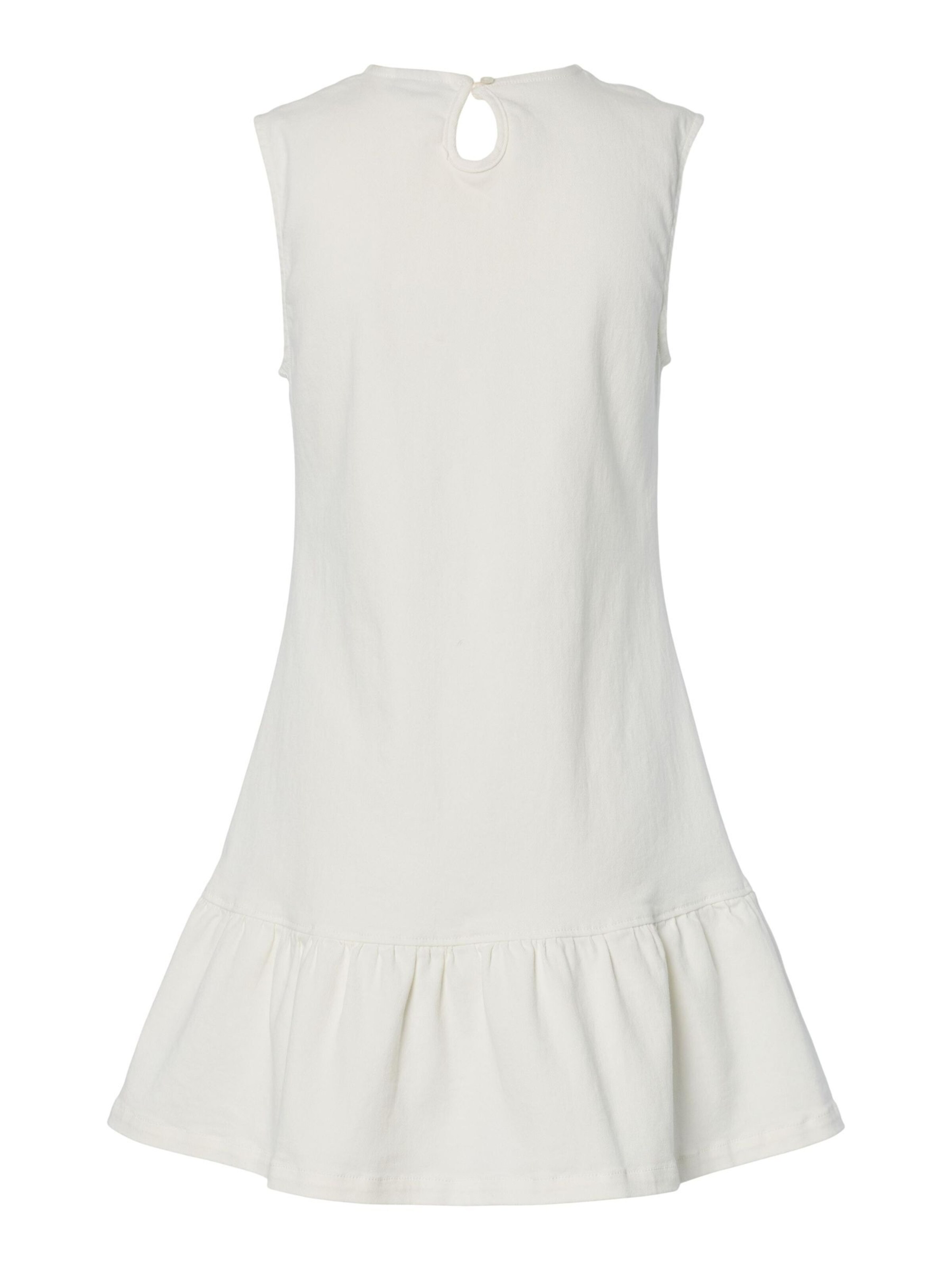 PIECES Sommerkjole i hvid