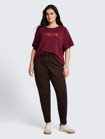T-shirt Tom Tailor Women + en rouge