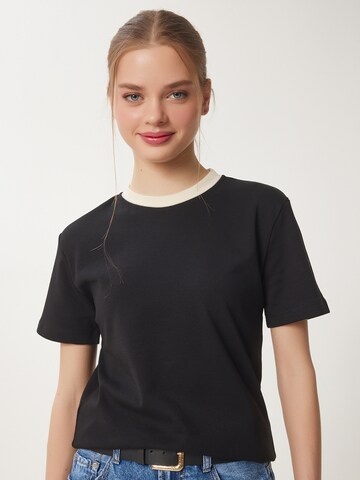 T-shirt Happiness İstanbul en noir : devant