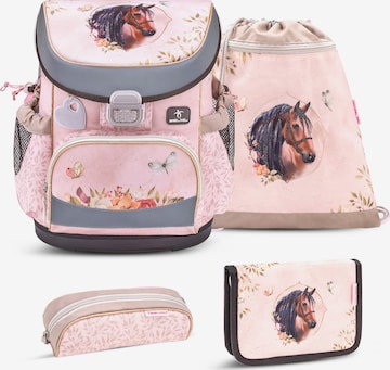 Belmil Backpack in Pink: front