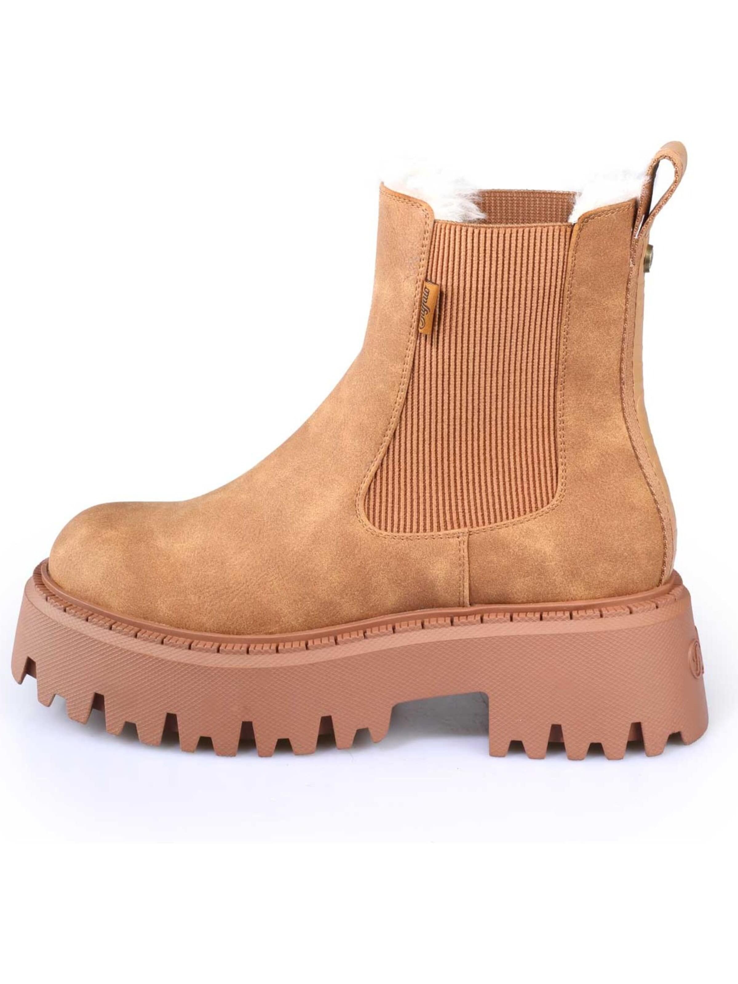 BUFFALO Booties in Brown: front