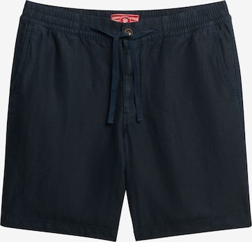 Pantalon chino Superdry en bleu : devant