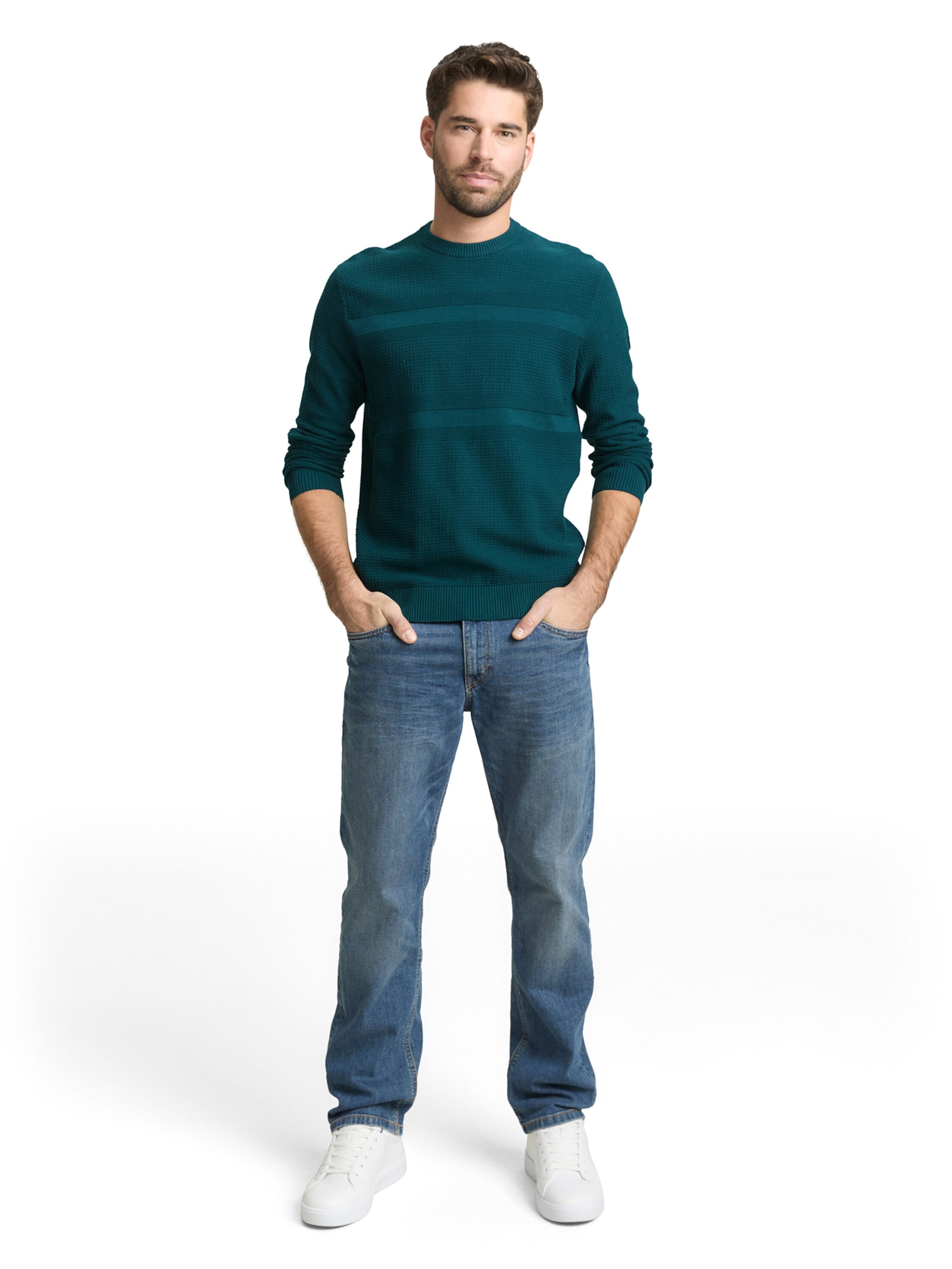 Pulover de la TOM TAILOR pe verde