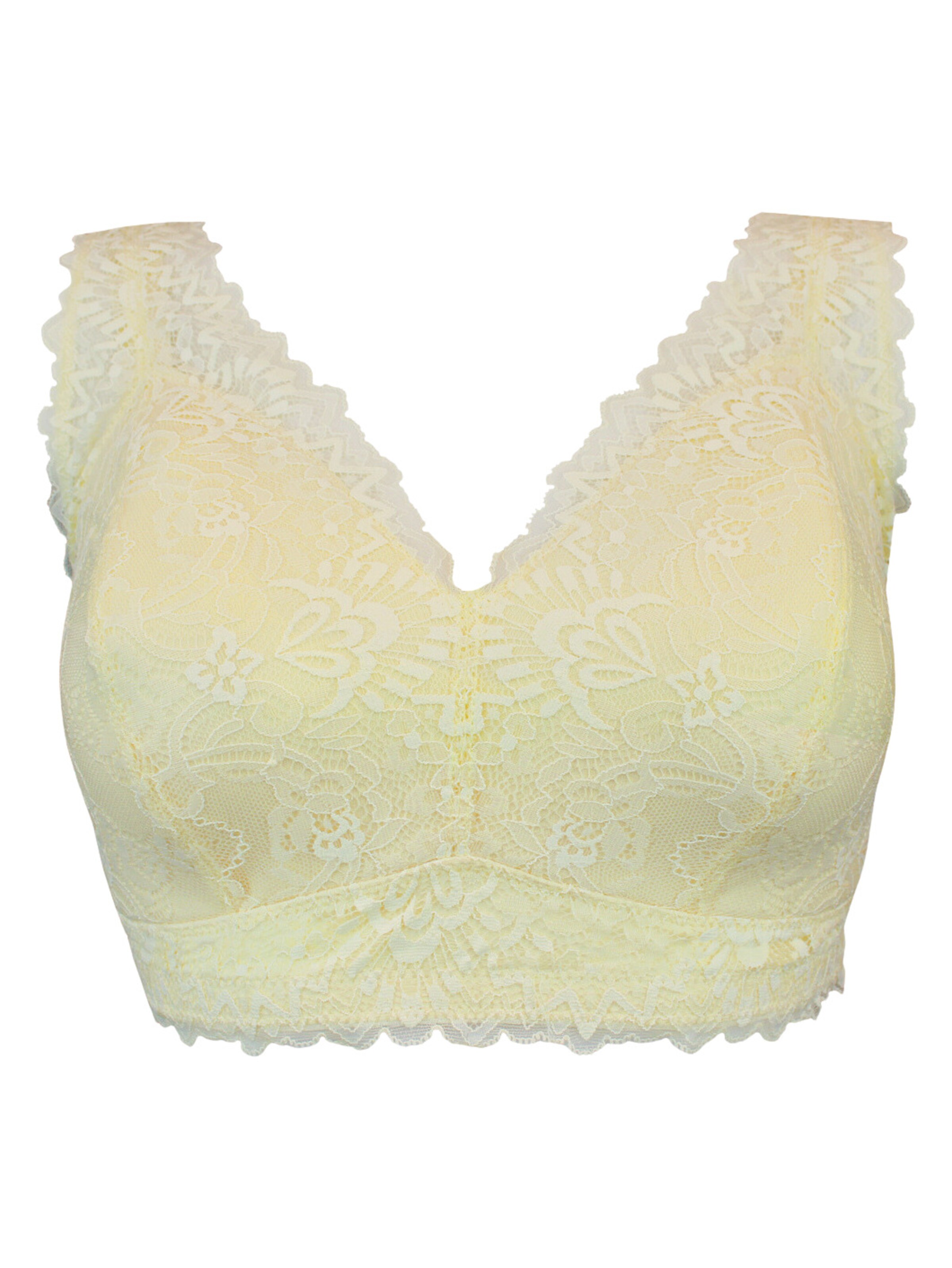 SugarShape Bustier BH 'Suki' in Geel: voorkant