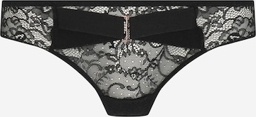 LingaDore String in Black: front