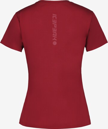 ICEPEAK Shirt 'Dummer' in Rot