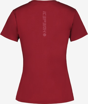 ICEPEAK Λειτουργικό μπλουζάκι 'Dummer' σε κόκκινο