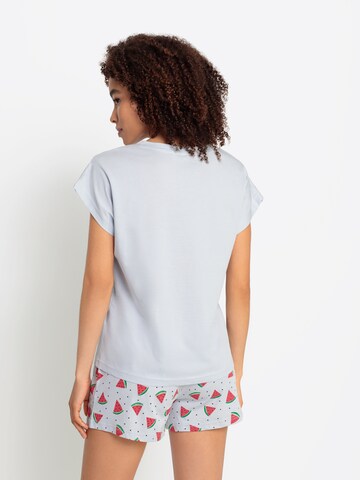 VIVANCE Pajama 'VD fruits' in Grey: back