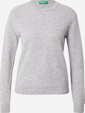 UNITED COLORS OF BENETTON Sweater in Grey: front