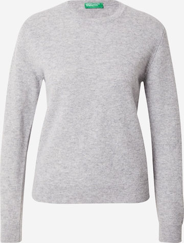 UNITED COLORS OF BENETTON Sweater in Grey: front