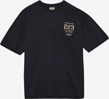 T-Shirt HALO en bleu : devant