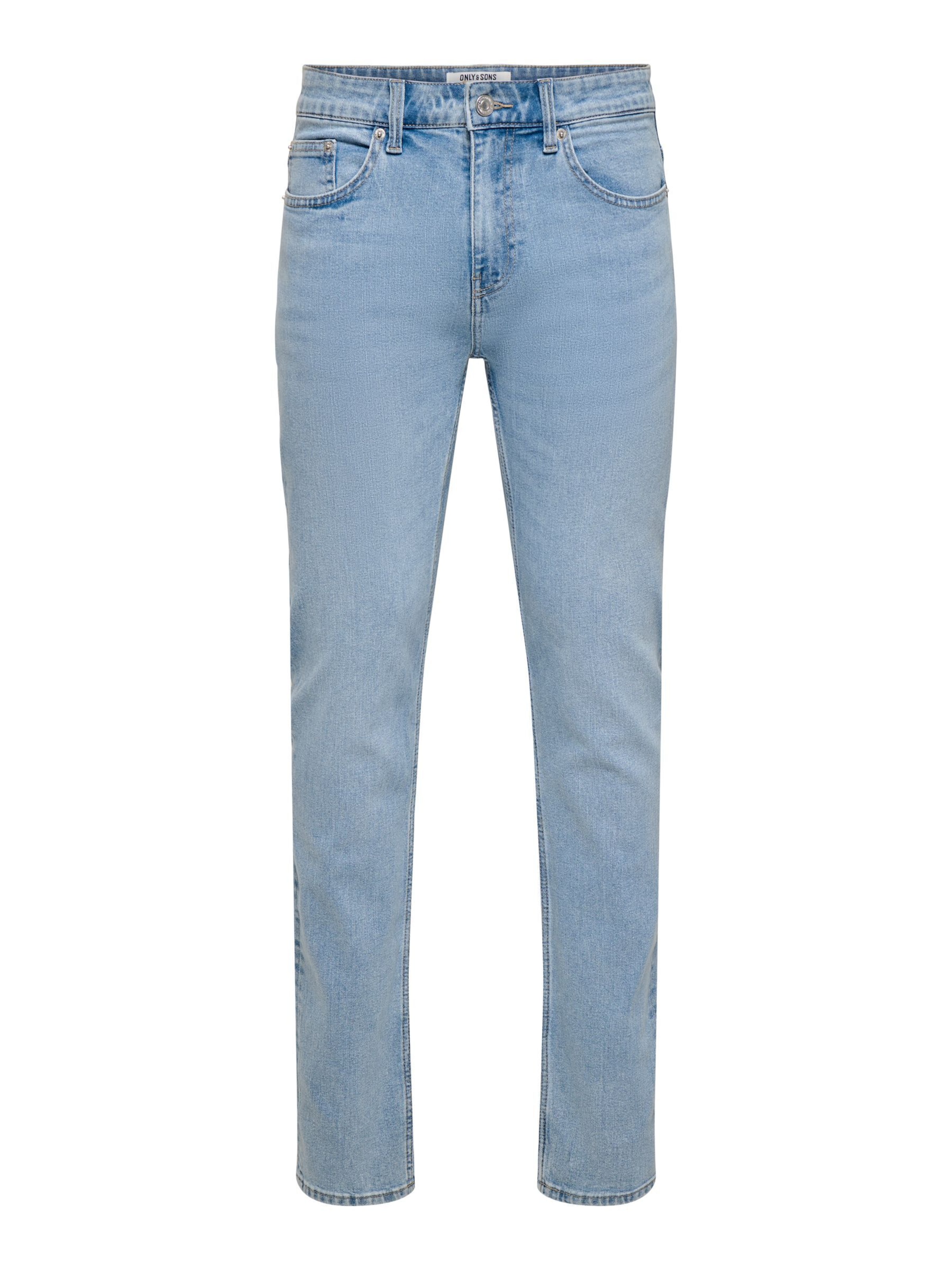 Only & Sons Jeans 'WEFT' in 34/32 in de kleur Blauw, Productweergave