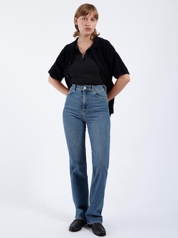 Dr. Denim Slimfit Jeans 'Moxy High Straight'‌‌‌‌‌‌ in Blau
