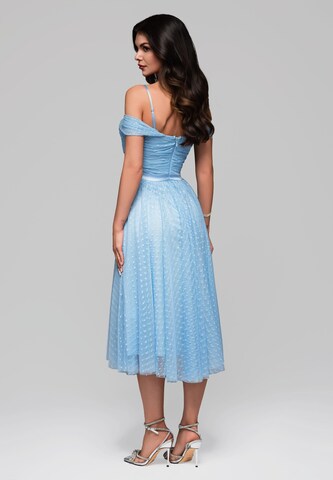 Ombre Abendkleid in Blau